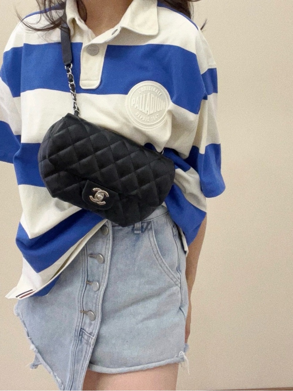 Chanel CC Uniform Flap Belt Bag